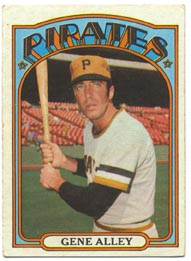 1972 Topps Baseball Cards      286     Gene Alley